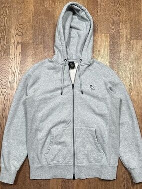 OVO October's Very Own Drake Classic Heavyweight Full Zip Hoodie Gray Mens S
